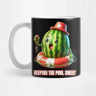 Lifeguard Melon - Keeping the Pool Sweet Summer Tee Mug